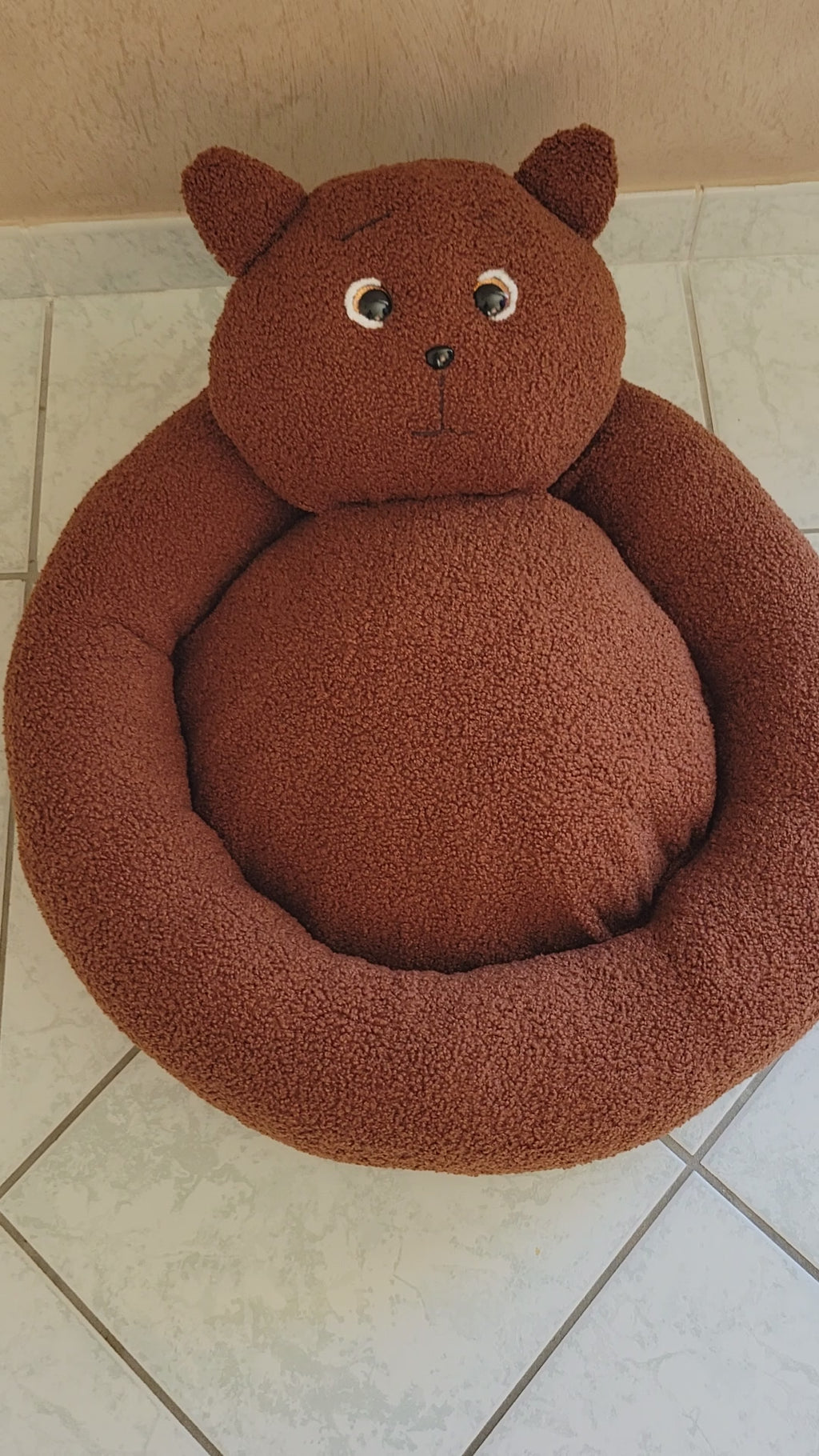 panier pour chat fait main confortable