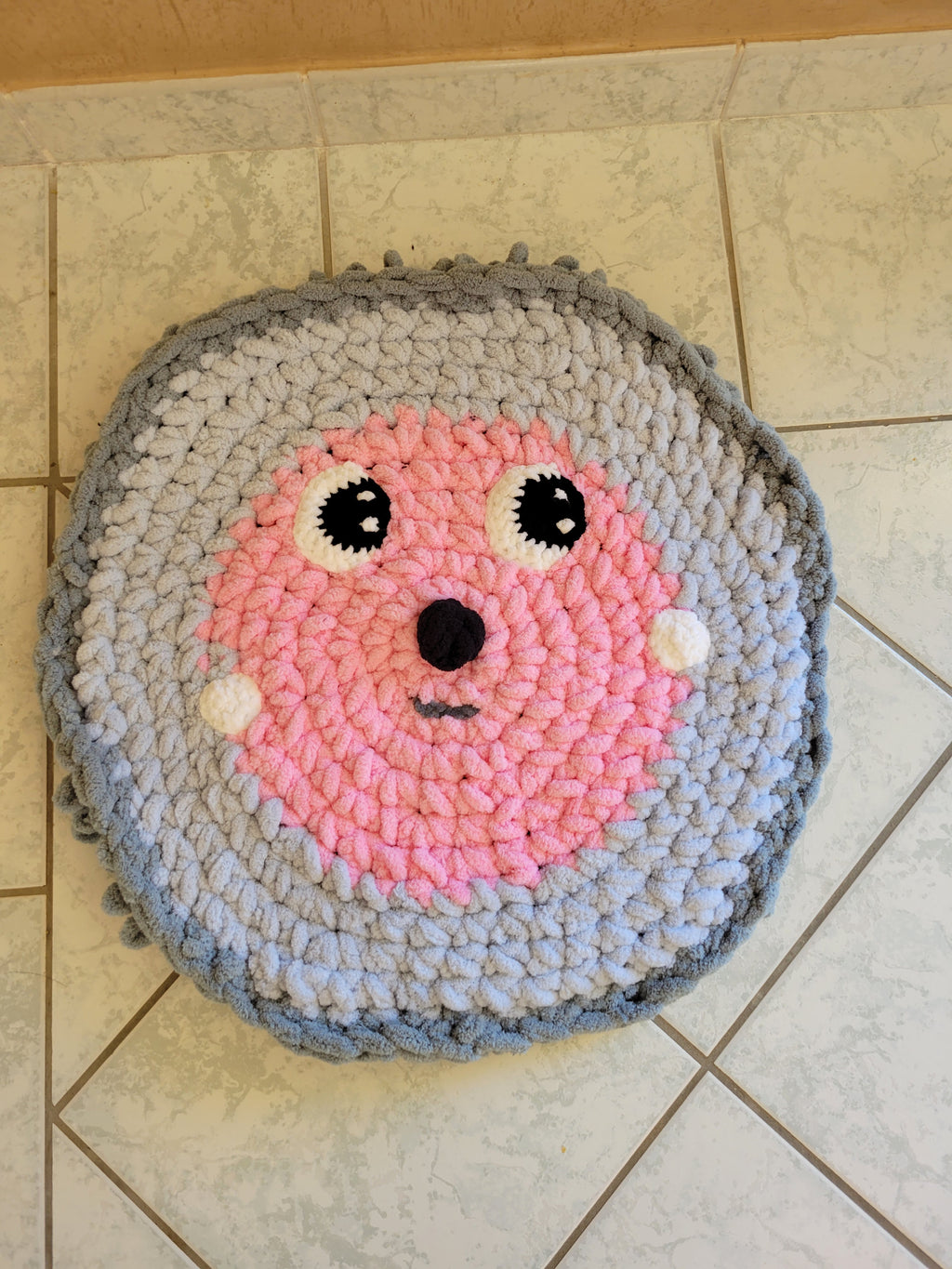 tapis pour chat motif hérisson