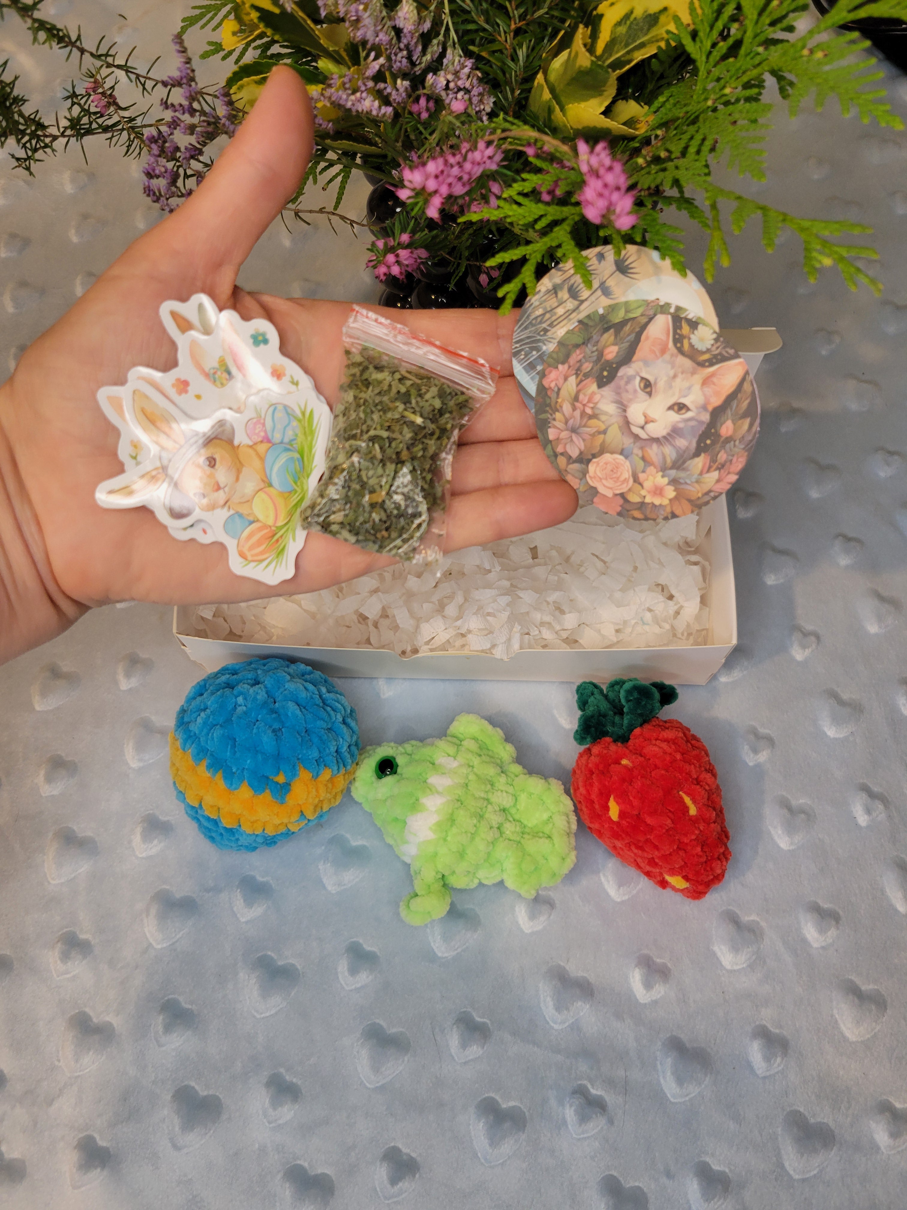 set de jouets pour chat artisanal