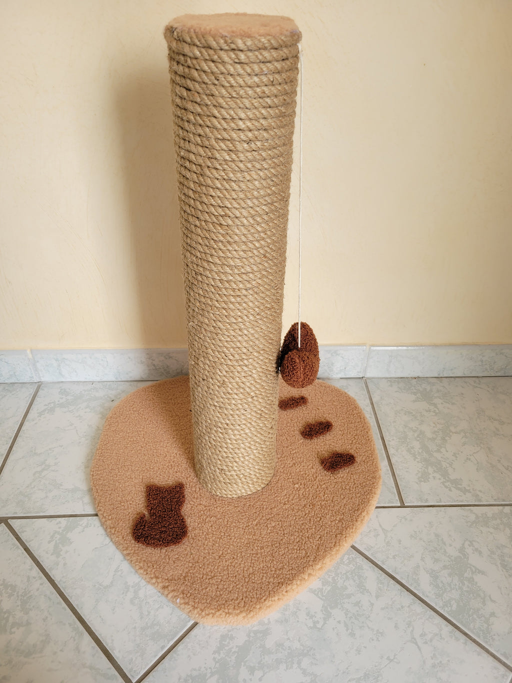 Griffoir pour chat fait main – corde épaisse 12 cm | AmeSoeur