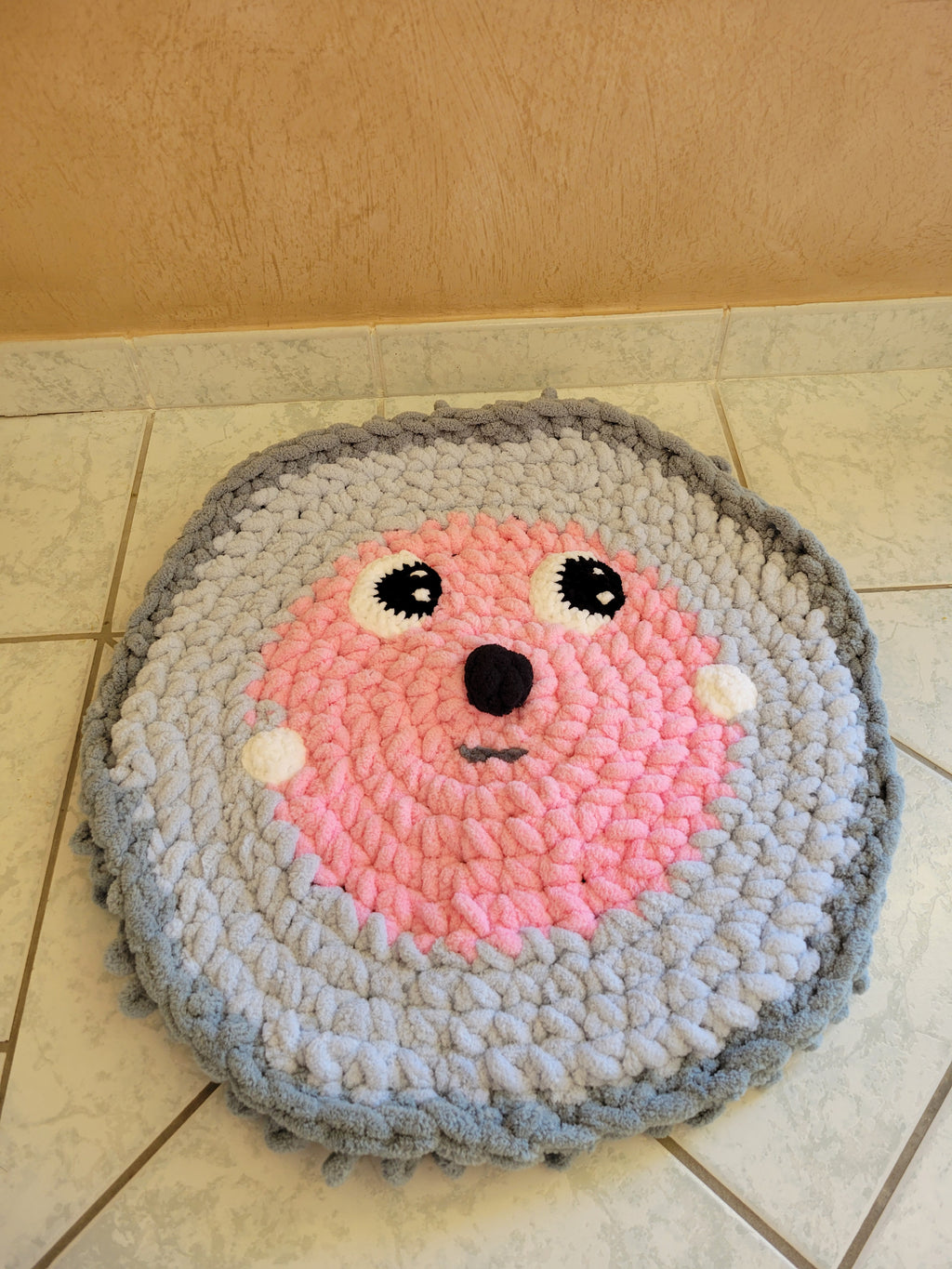 tapis animal hérisson confortable