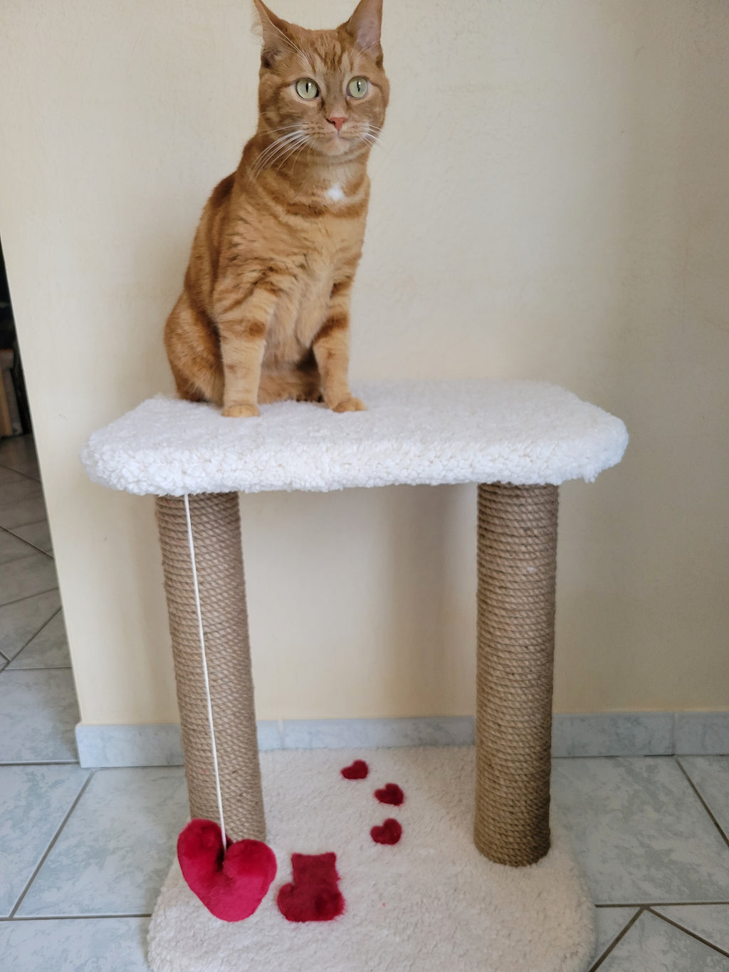 🐾 Arbre à Chat Design Modèle Amour — Confort, Élégance & Bien-être Félin