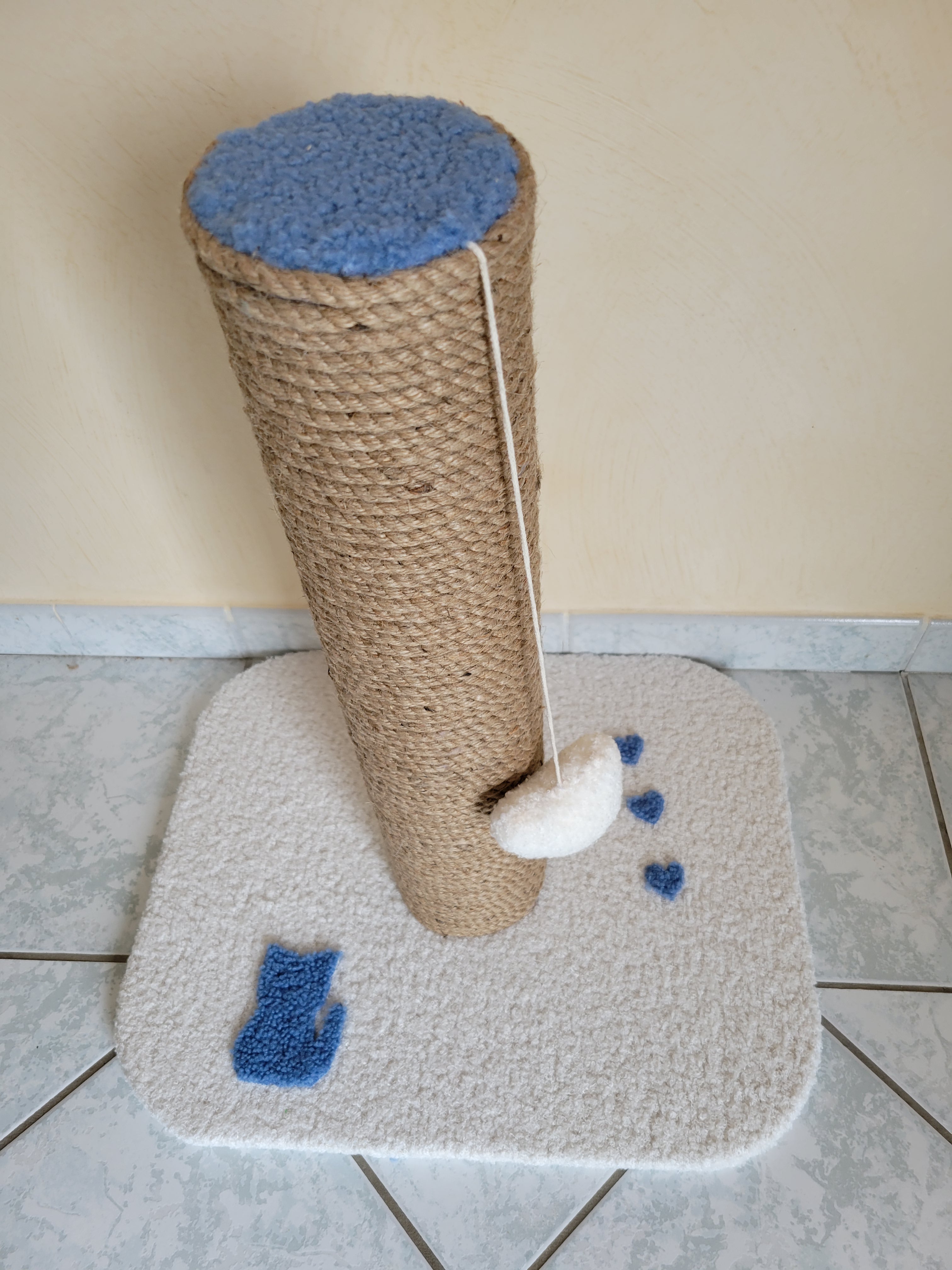 Colonne à griffer extra épaisse 12 cm pour chat